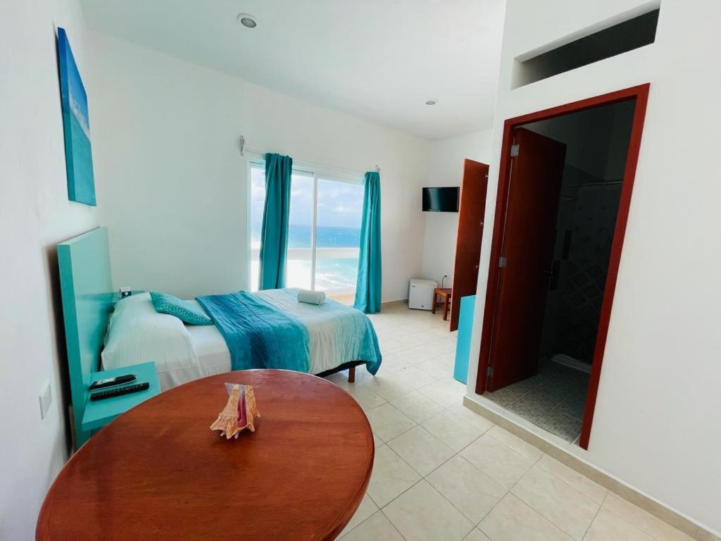 Habitacion Amanecer Turquesa #5 Isla Mujeres Bagian luar foto